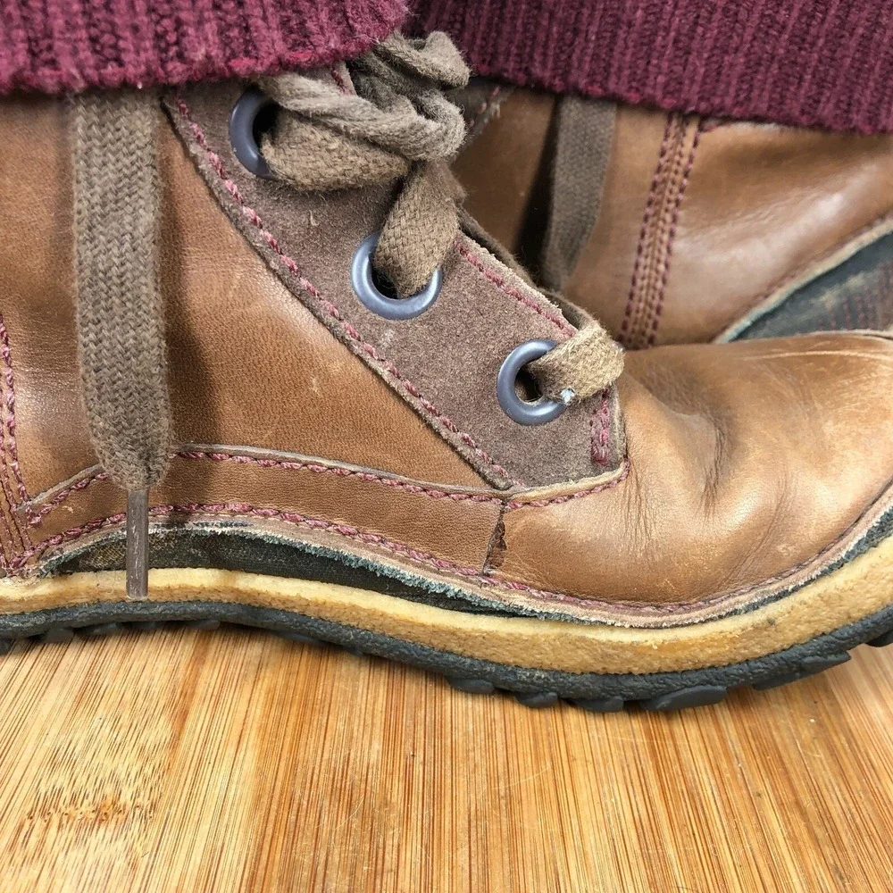 Merrell Dauphine Womens size 8 shoes brown leather waterproof winter boots